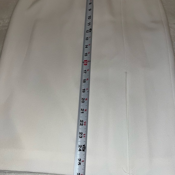 Tahari White Blazer and Skirt Set belted - Picture 9 of 16